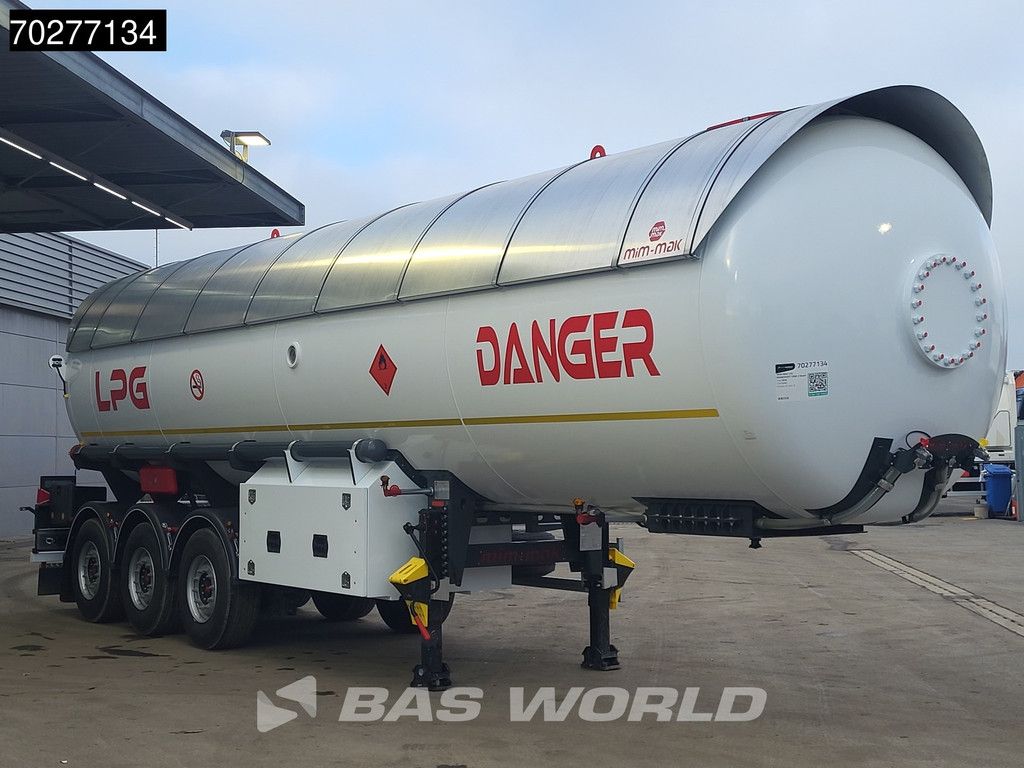 MIM-MAK LPG TRANSPORT TANK 3 assen NEW 48m3 Liftachse Gas ADR
