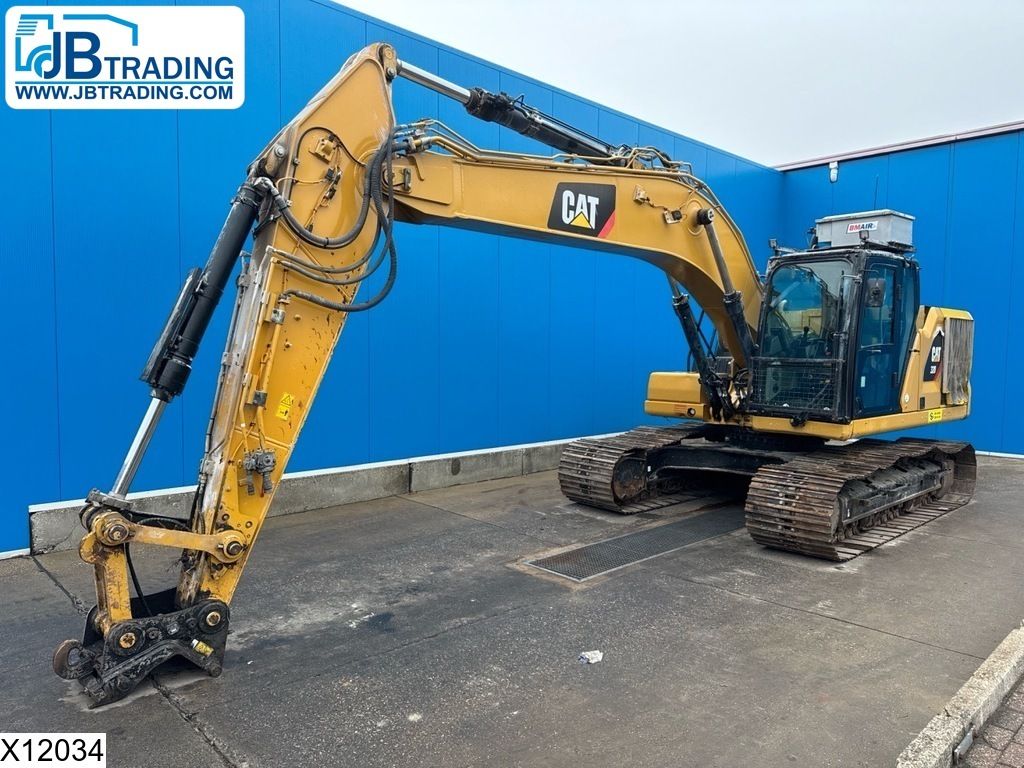 Caterpillar 320 07B 122 kW, Crawler excavator, Overpressure unit