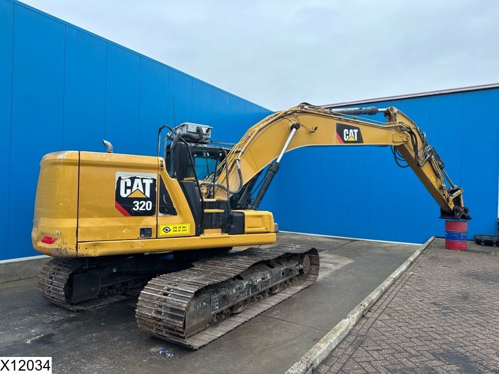 Caterpillar 320 07B 122 kW, Crawler excavator, Overpressure unit