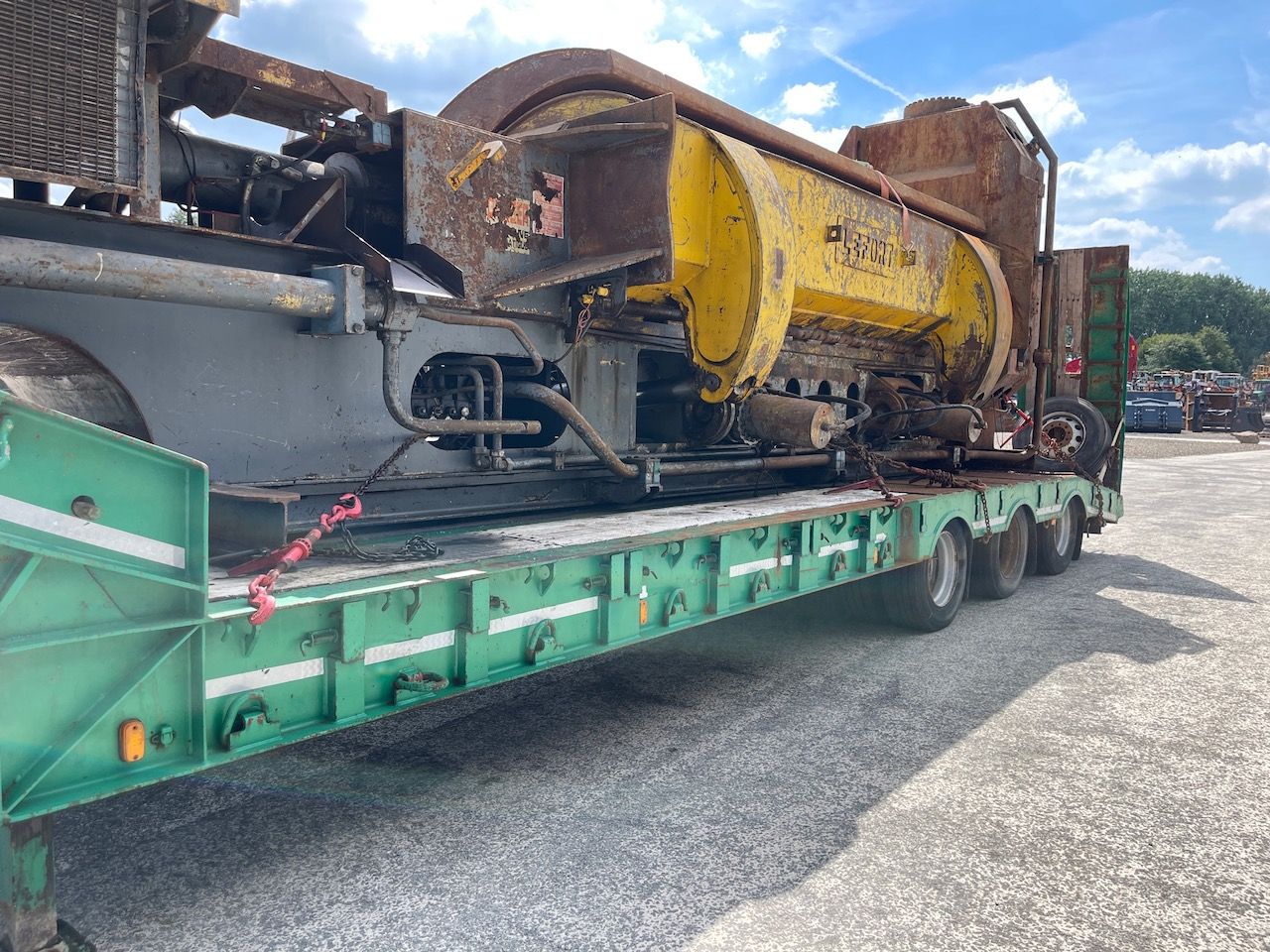 Metaal schrootschaar pers/schaar Lefort Konqueror 50