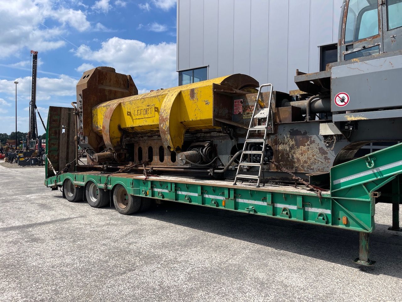 Metaal schrootschaar pers/schaar Lefort Konqueror 50