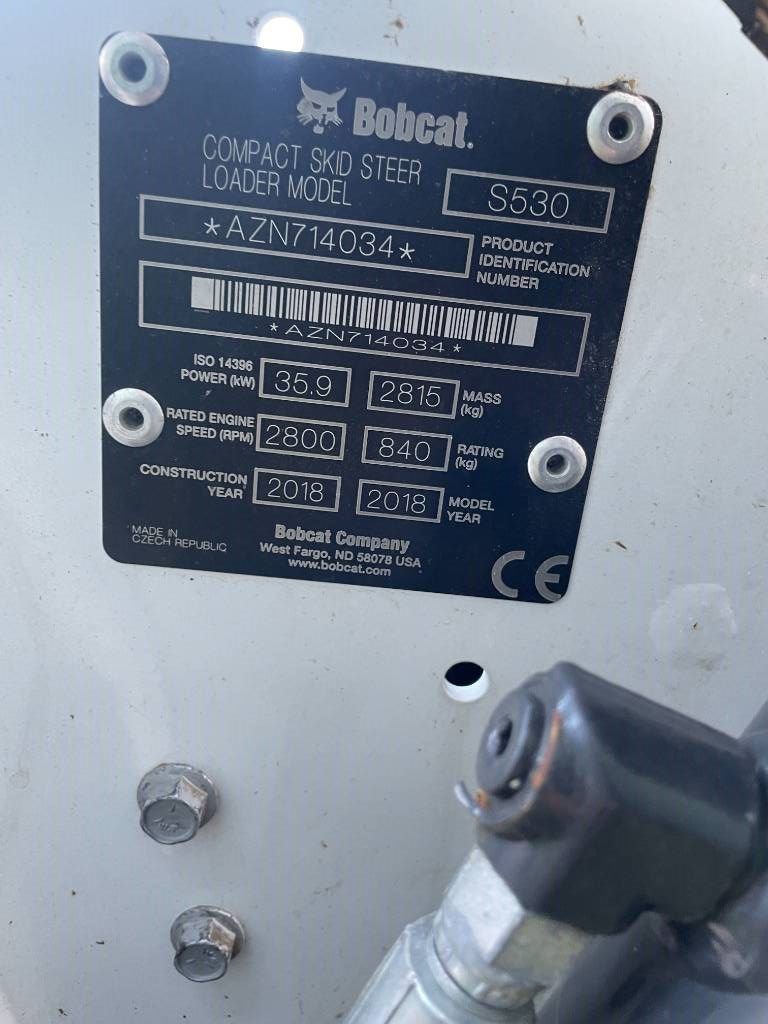 Bobcat S 530 (S450 S510)skidster schranklader