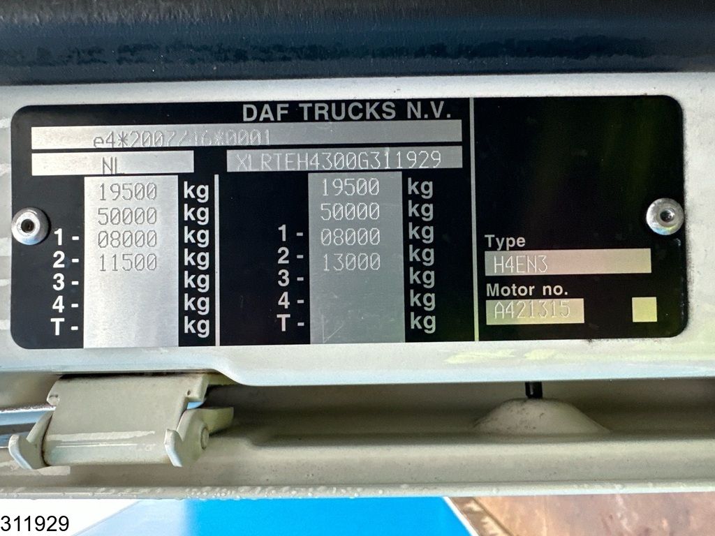 DAF XF 480 SSC, EURO 6