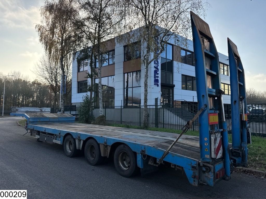 Nooteboom Lowbed 34.000Kg, Steering axle