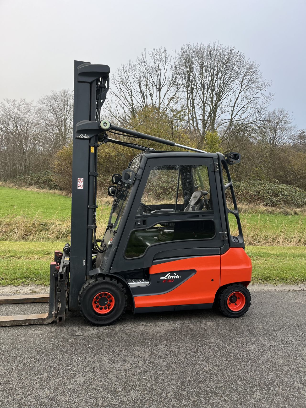 Linde E30-01 elektrische heftruck vorkversteller / Sideshift!