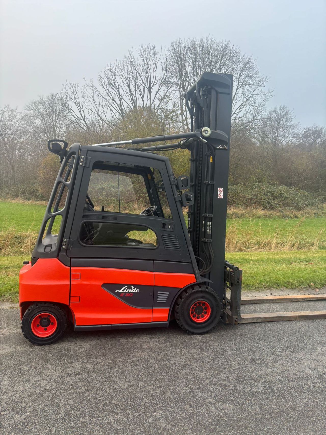 Linde E30-01 elektrische heftruck vorkversteller / Sideshift!