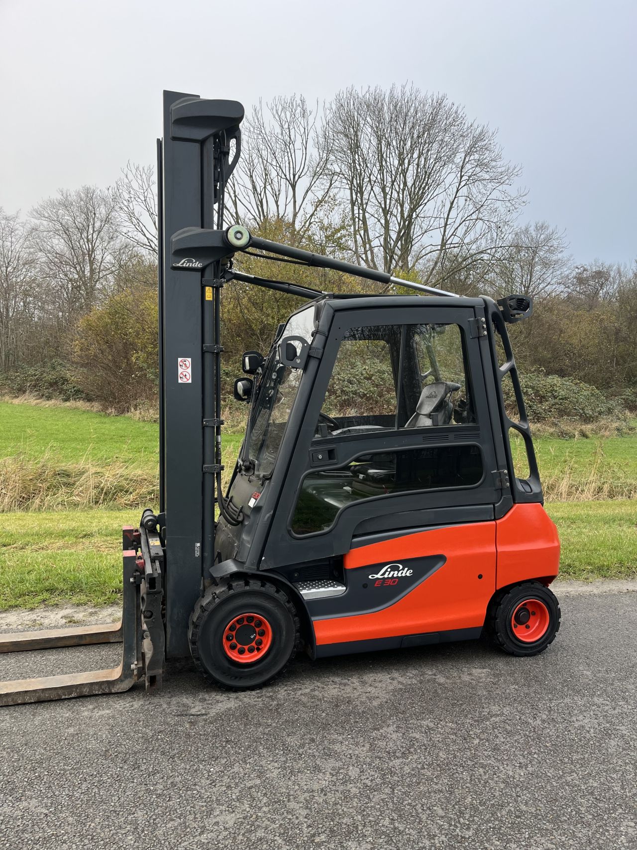 Linde E30-01 elektrische heftruck vorkversteller / Sideshift!