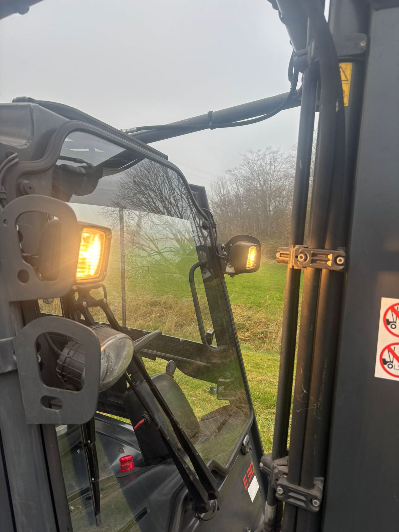 Linde E30-01 elektrische heftruck vorkversteller / Sideshift!