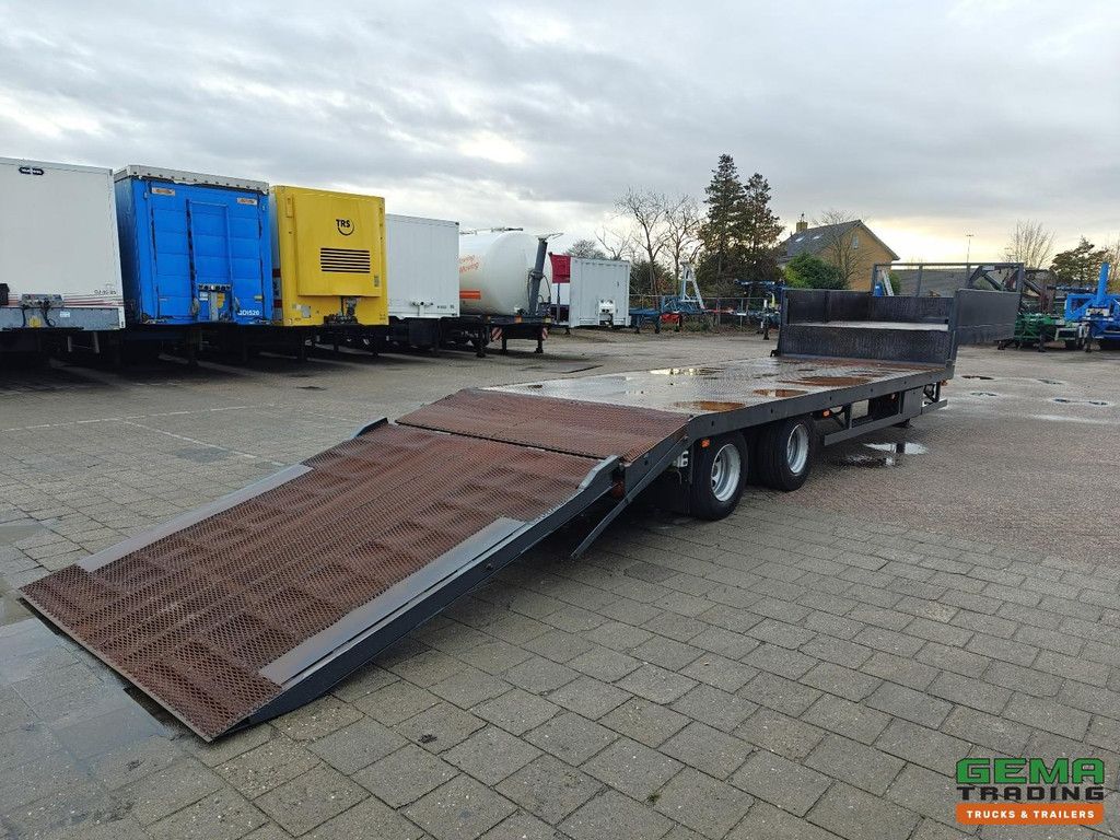 Pacton 2126 S-10. two-axle bpw semi-low loader - hydraulic ramp - 24v hydraulic pump - Steel suspension - drum brakes
