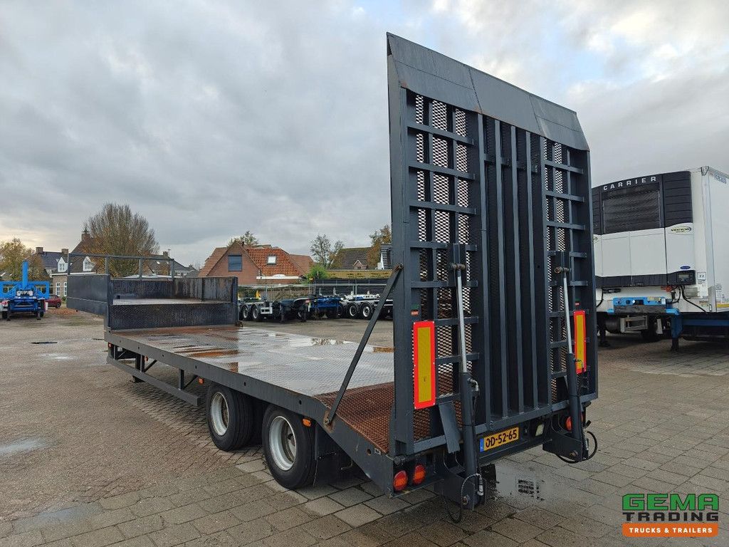 Pacton 2126 S-10. two-axle bpw semi-low loader - hydraulic ramp - 24v hydraulic pump - Steel suspension - drum brakes