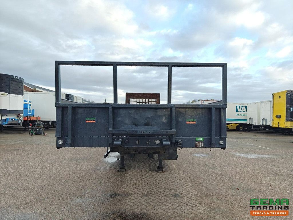 Pacton 2126 S-10. two-axle bpw semi-low loader - hydraulic ramp - 24v hydraulic pump - Steel suspension - drum brakes