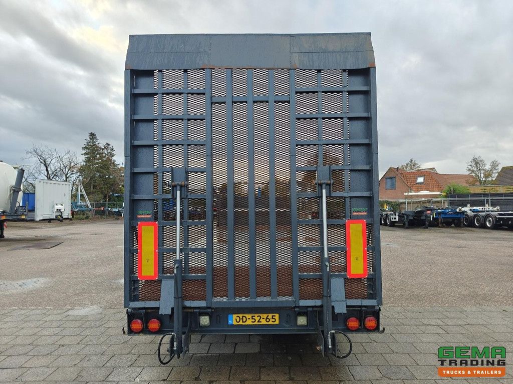 Pacton 2126 S-10. two-axle bpw semi-low loader - hydraulic ramp - 24v hydraulic pump - Steel suspension - drum brakes