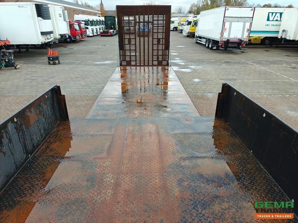 Pacton 2126 S-10. two-axle bpw semi-low loader - hydraulic ramp - 24v hydraulic pump - Steel suspension - drum brakes