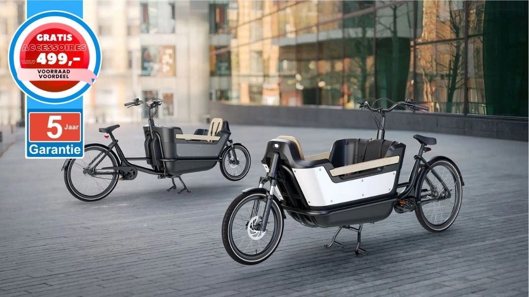 ROYAL CARGO BIKE elektrische bakfiets tweewieler + 5j garantie