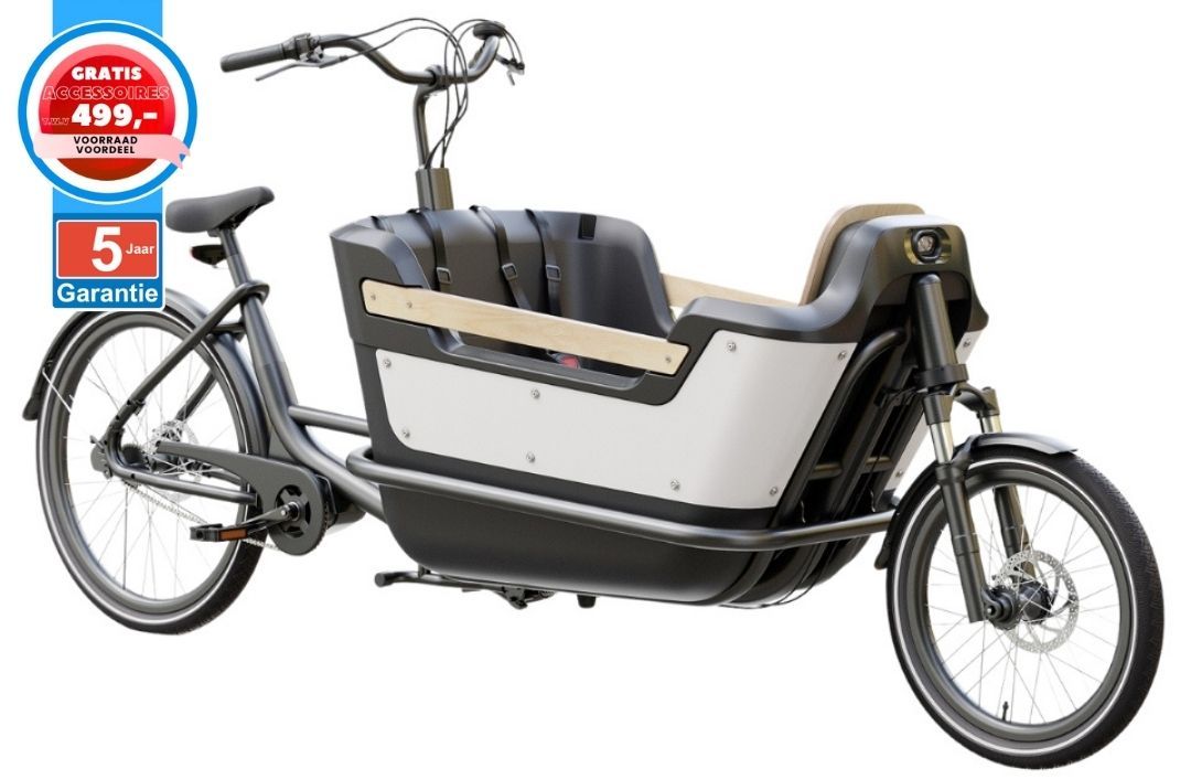 ROYAL CARGO BIKE elektrische bakfiets tweewieler + 5j garantie