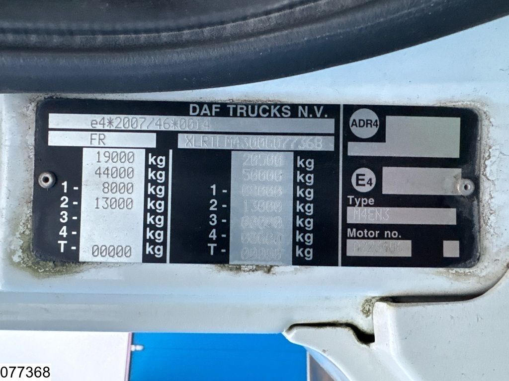 DAF CF 510 EURO 6, Retarder, Hydraulics, Manual