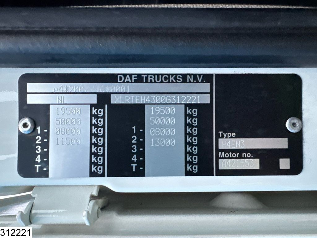 DAF XF 480 EURO 6d, ACC