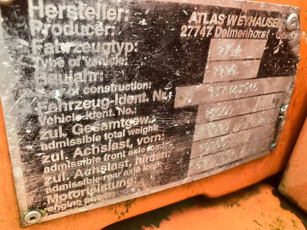 Atlas 1304 Bandenkraan