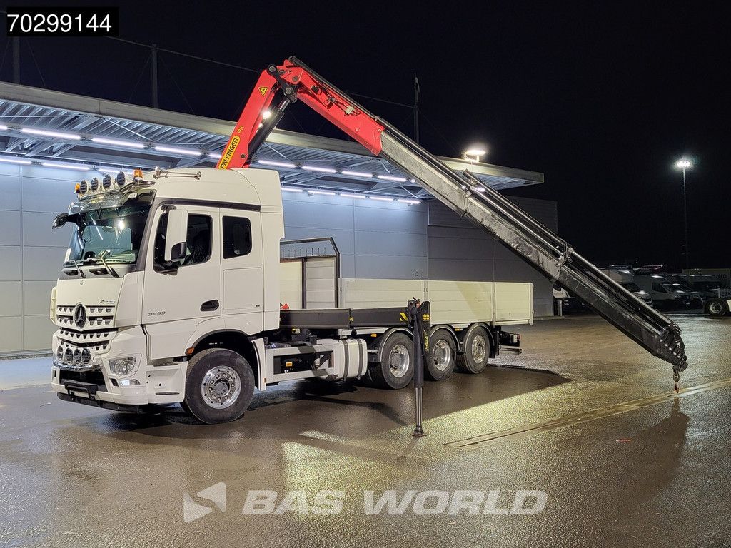 Mercedes Arocs Aroc 3653 8X4 Palfinger PK26002-EH G Kran Crane Remote Lift + steering axle Euro 6