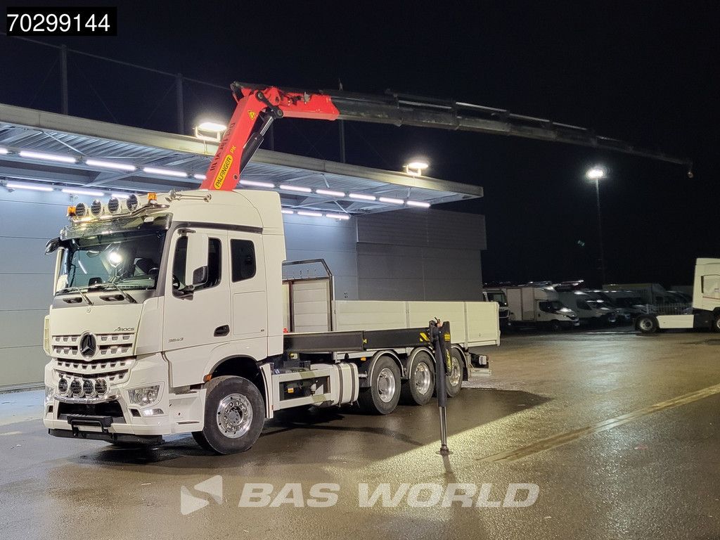 Mercedes Arocs Aroc 3653 8X4 Palfinger PK26002-EH G Kran Crane Remote Lift + steering axle Euro 6