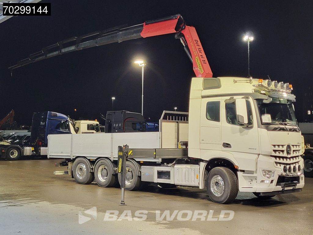 Mercedes Arocs Aroc 3653 8X4 Palfinger PK26002-EH G Kran Crane Remote Lift + steering axle Euro 6