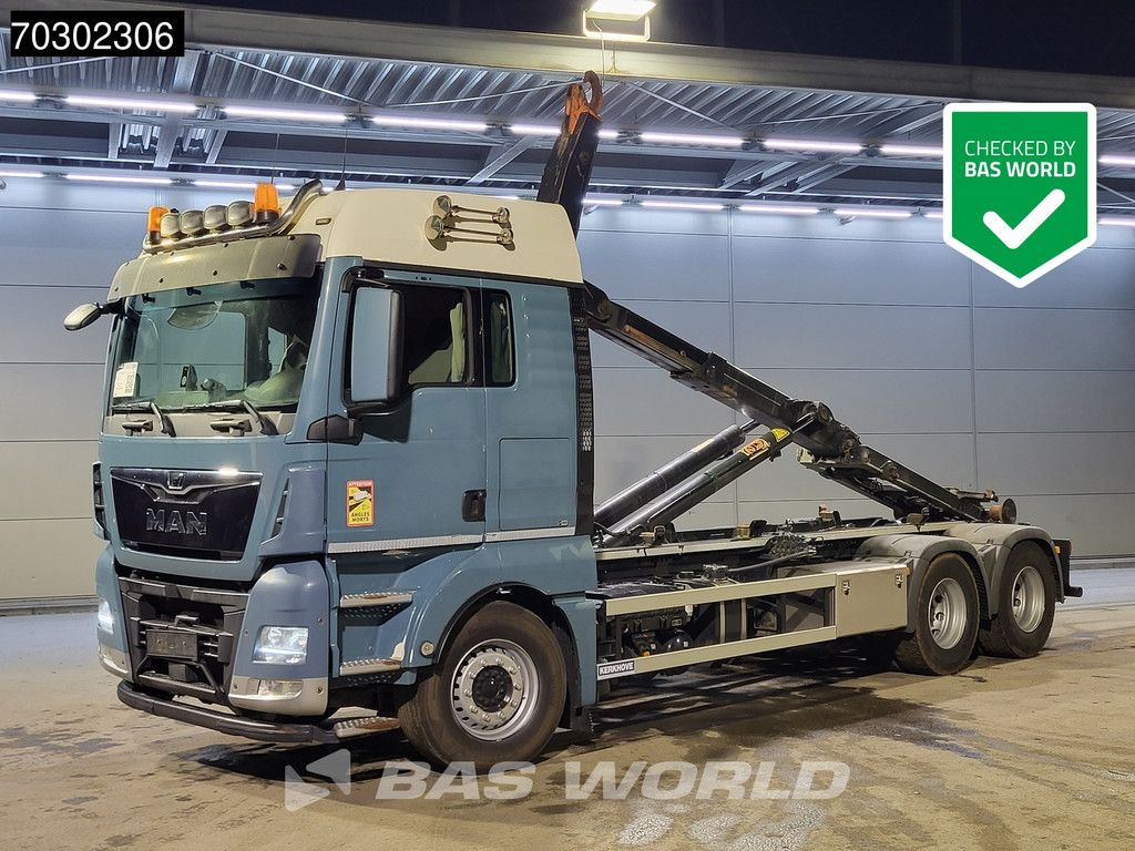 MAN TGX TGX 28.460 6X2 20tons AJK containersystem Automatic Euro 6