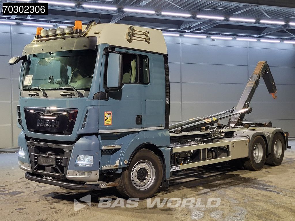 MAN TGX TGX 28.460 6X2 20tons AJK containersystem Automatic Euro 6