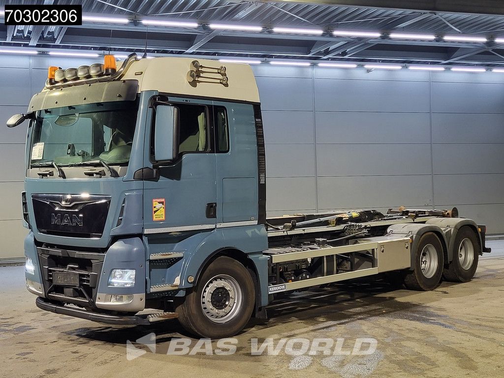 MAN TGX TGX 28.460 6X2 20tons AJK containersystem Automatic Euro 6