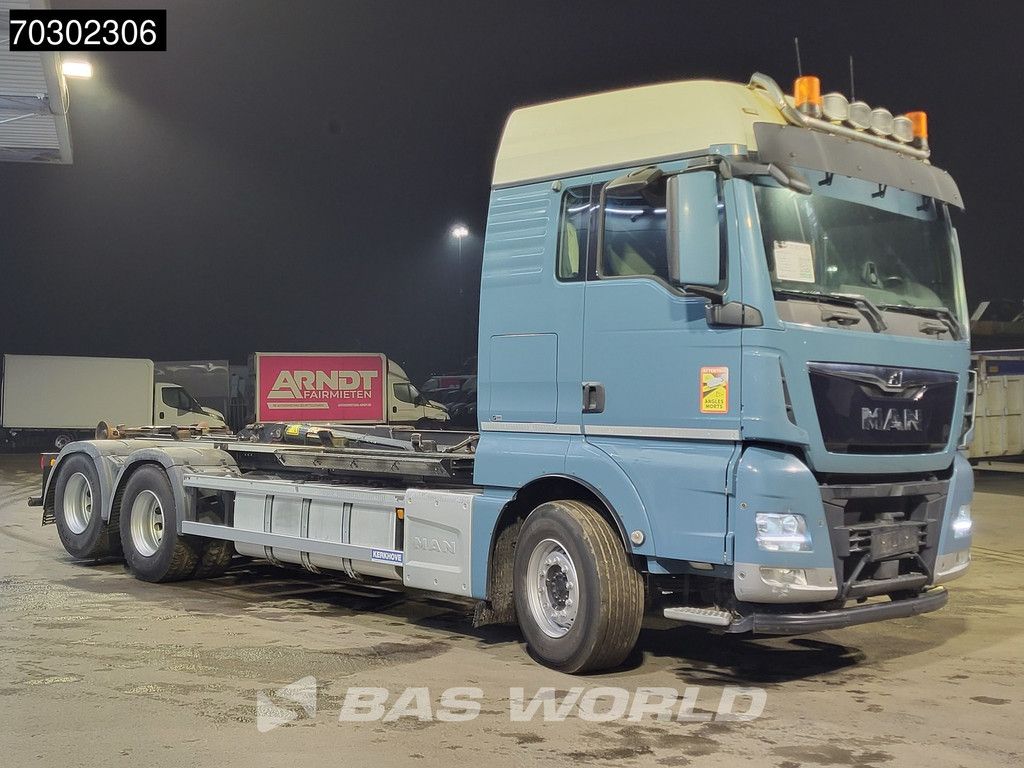 MAN TGX TGX 28.460 6X2 20tons AJK containersystem Automatic Euro 6