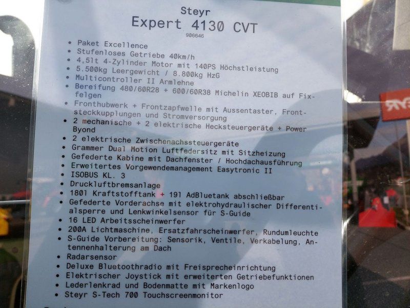 Steyr 4130 Expert CVT