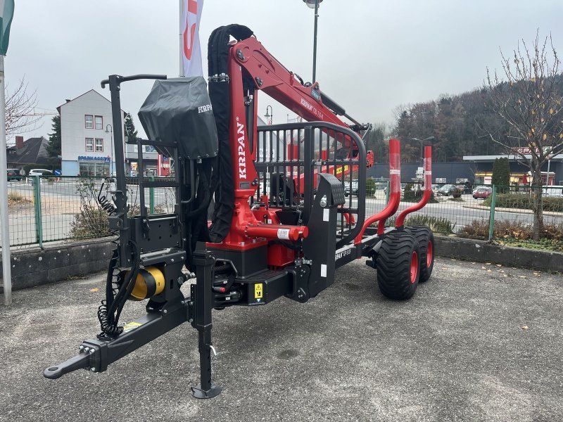 Krpan Forst GP 8 DF mit Forstkran GD 7,6 K