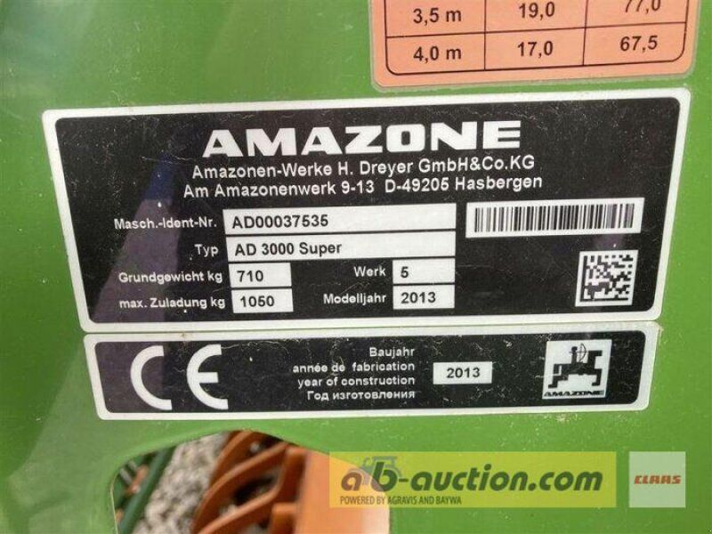 Amazone AD3000/KE3000 SPECIAL