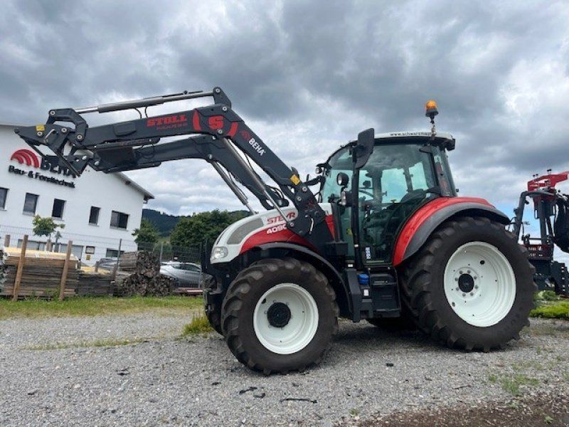 Steyr 4090 Kompakt, Druckluft, Klima, Frontlader, 40 Km/h, Top Z