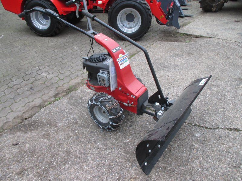 Eurosystems M 70 mit Schneeräumschild 85 cm u.Ketten