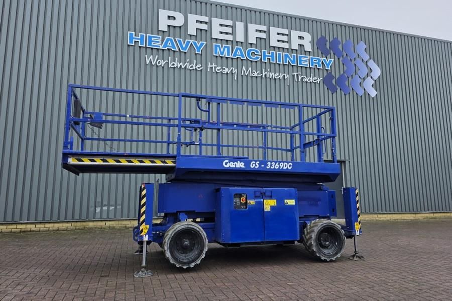 Genie GS3369DC Electric, 11.9m Working Height, 454kg Cap
