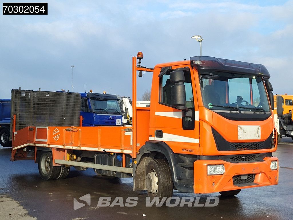 Iveco Eurocargo 120E190 4X2 12tons Machine transporter Hydraulic ramp winch Euro 6