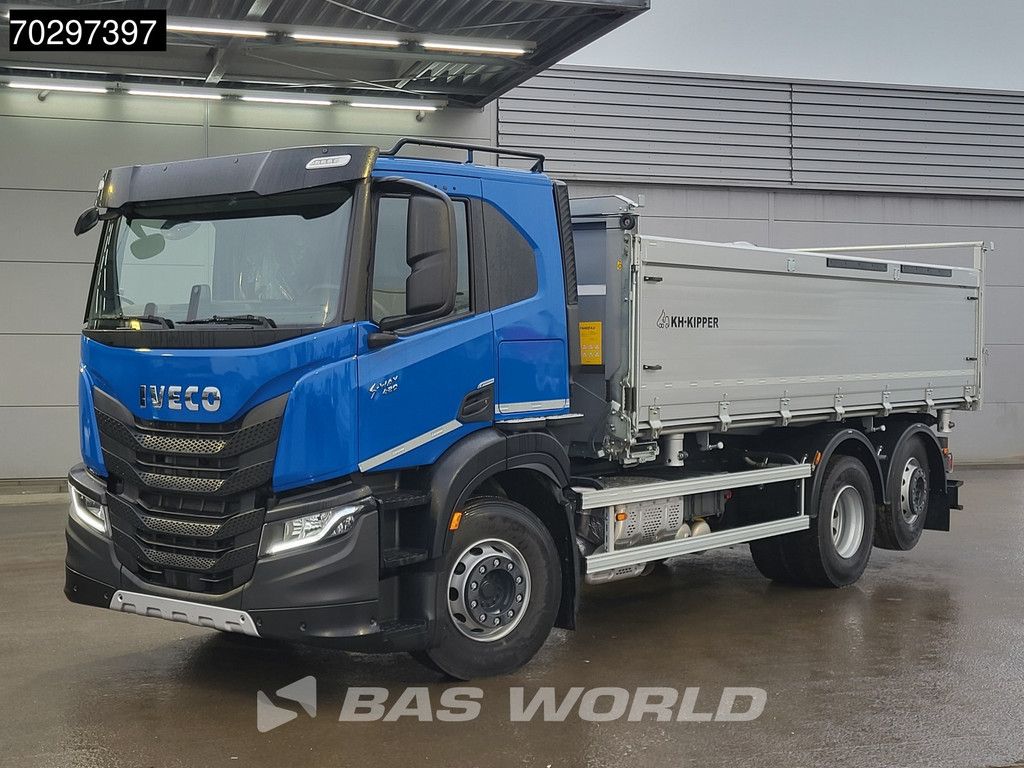 Iveco S-Way 420 6X2 NEW! 17m3 3-way KH kipper Lift+Steering axle Automatic Euro 6