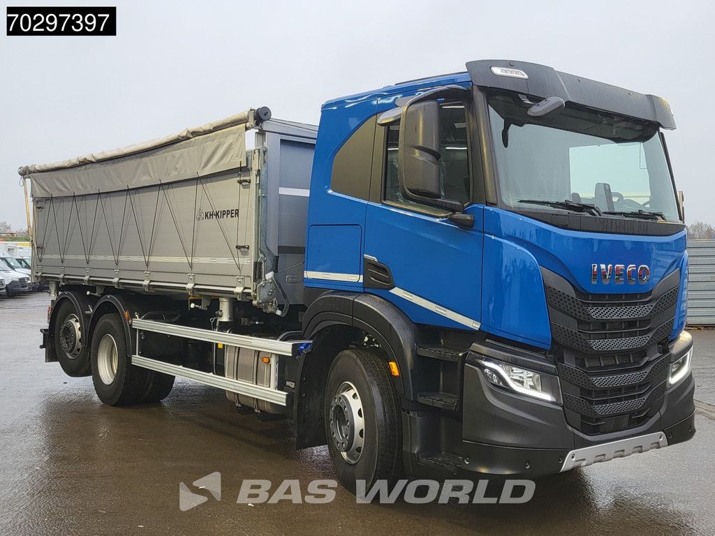 Iveco S-Way 420 6X2 NEW! 17m3 3-way KH kipper Lift+Steering axle Automatic Euro 6