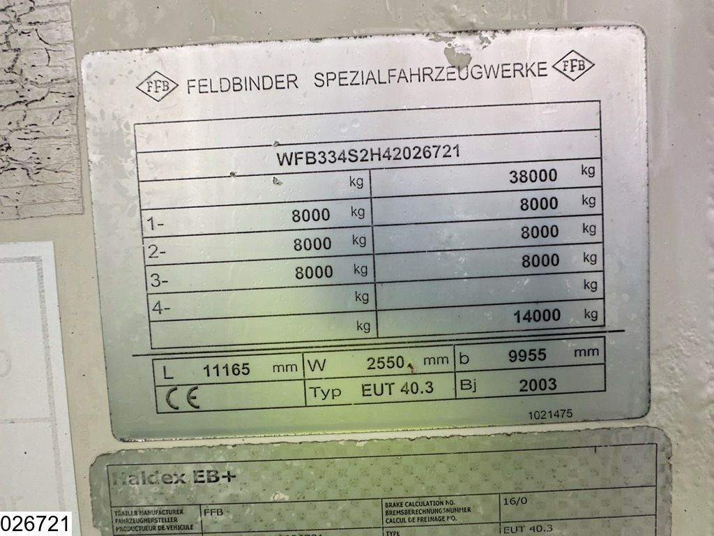 Feldbinder Silo 40.000 Liter