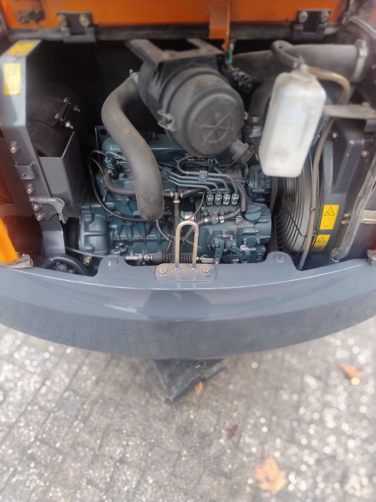 Hitachi zx27 minigraver sloop sorteer functie graafmachine