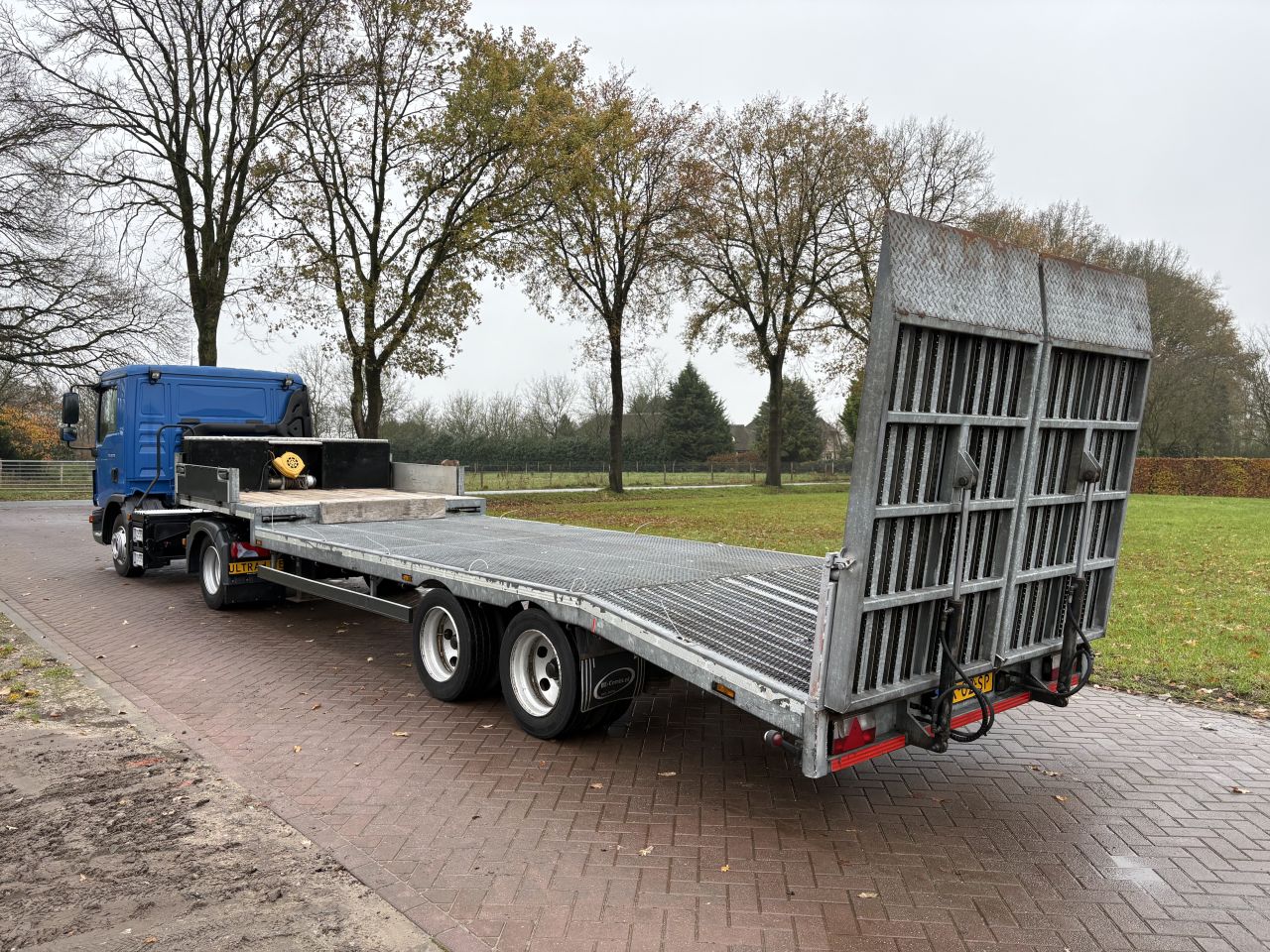 MAN TGL 8.220 EURO 6 -semi dieplader KUIPER 15 ton