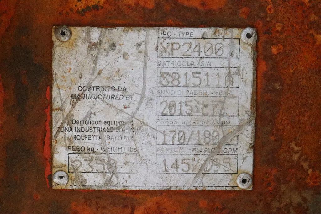 Promove XP2400 | S70 | 24 TO 35 TON | HYDRAULIC BREAKER