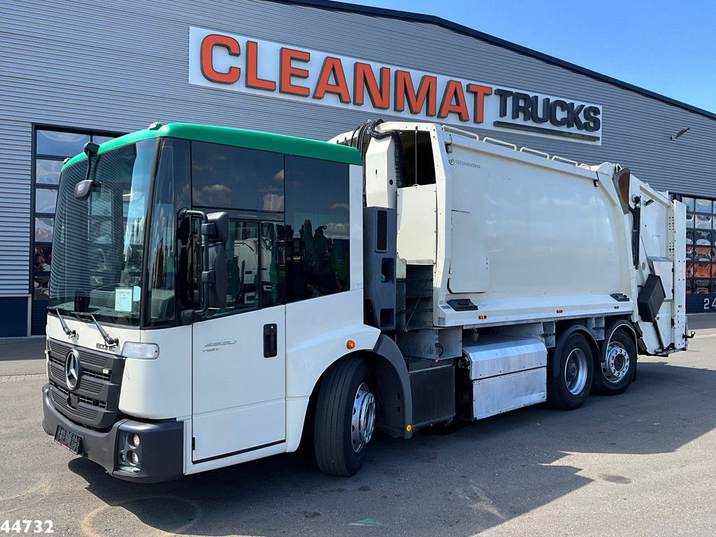 Mercedes-Benz Econic 2630 Euro 6 CNG Norba MF 300 18m³ 2 compartimenten just 137.620 km!