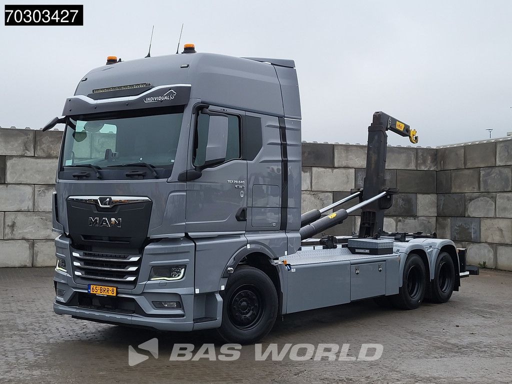 MAN TGX TGX 28.640 6X2 NL-Truck APK Hyva 26-60-S containersystem Lift-axle Automatic Euro 6
