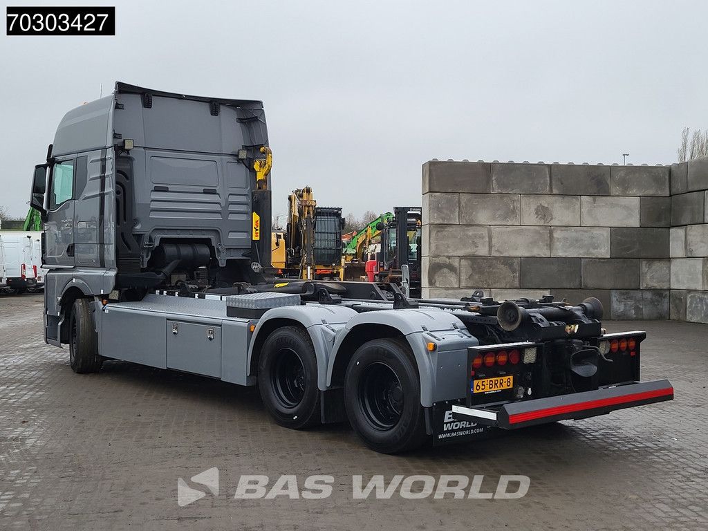 MAN TGX TGX 28.640 6X2 NL-Truck APK Hyva 26-60-S containersystem Lift-axle Automatic Euro 6