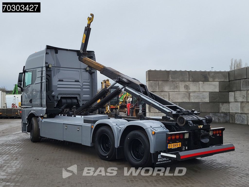 MAN TGX TGX 28.640 6X2 NL-Truck APK Hyva 26-60-S containersystem Lift-axle Automatic Euro 6