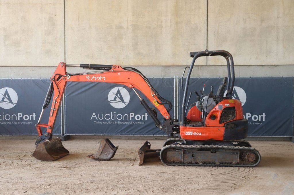 Crawler excavator Kubota U35-3a3 Diesel 22.9kW 2015