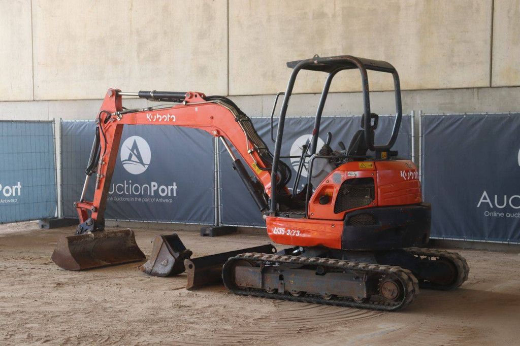 Crawler excavator Kubota U35-3a3 Diesel 22.9kW 2015