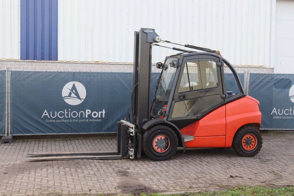 Forklift Linde H50D-01 Diesel 5000kg 7m 2010