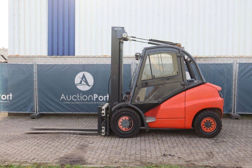 Forklift Linde H50D-01 Diesel 5000kg 7m 2010